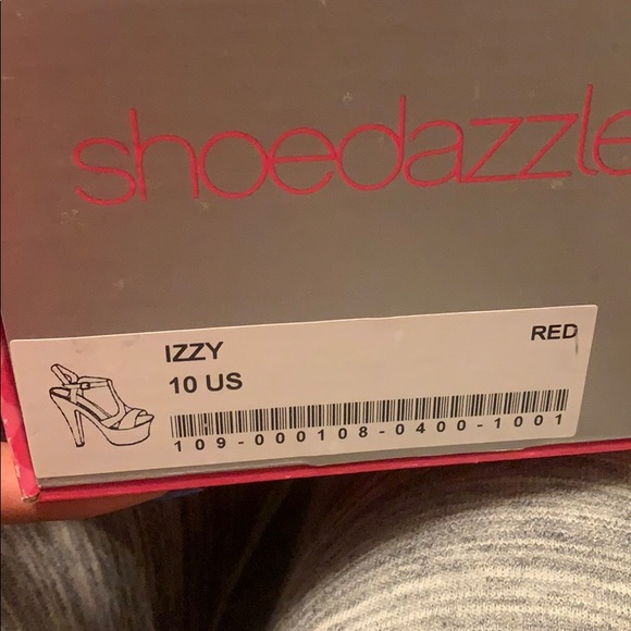 red wood grain heels - Picture 3 of 3